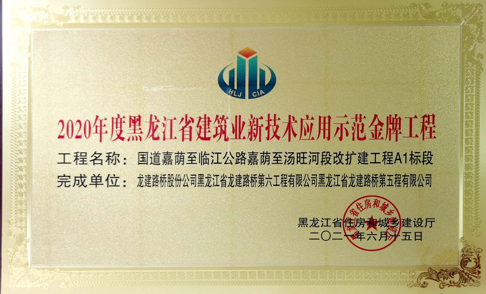 國(guó)道嘉蔭至臨江公路嘉蔭至湯旺河段改擴(kuò)建工程A1標(biāo)段